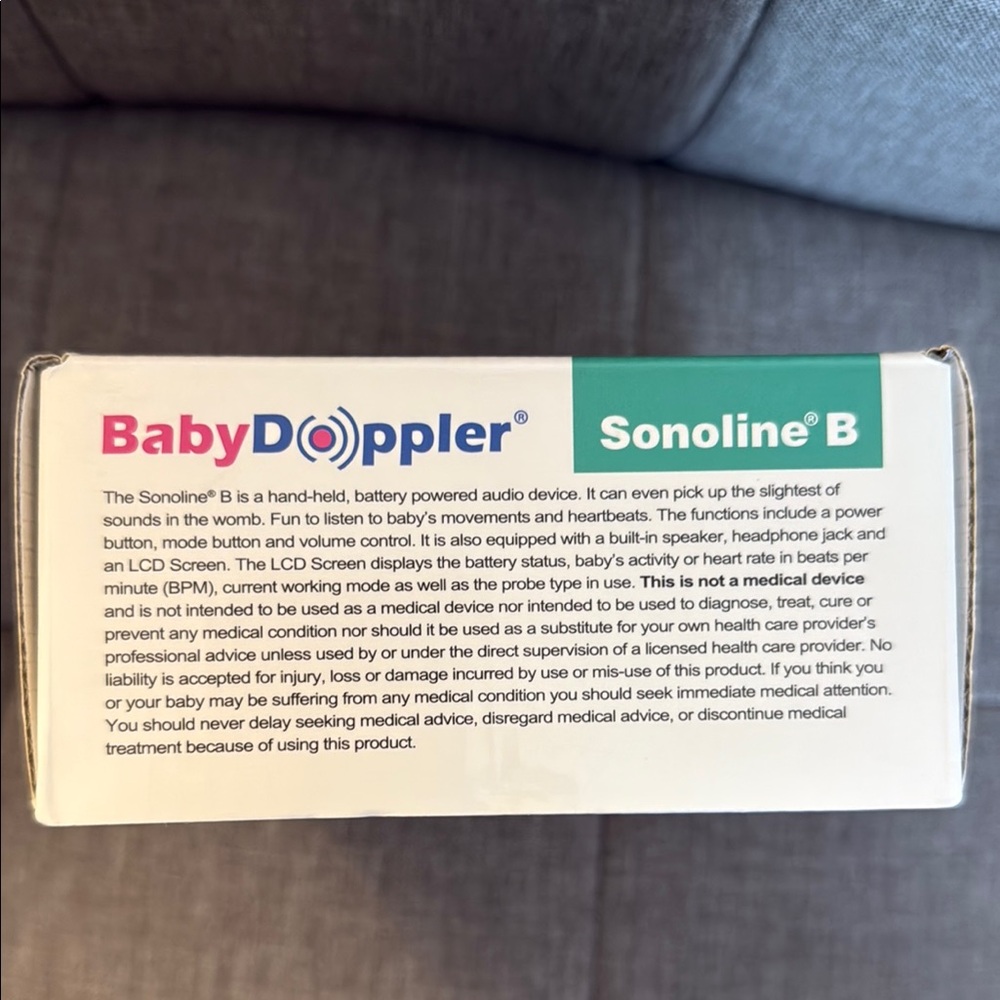 Baby Doppler Sonoline B Sound Tracker - Teal - Picture 7 of 7
